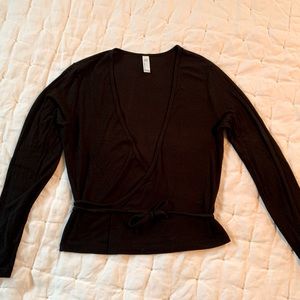 American Apparel Wrap Top